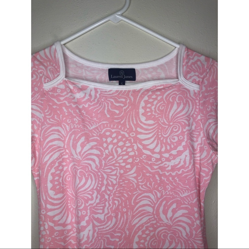 Lauren James Pink Cotton Candy Skyler Cap Dress - Picture 6 of 8